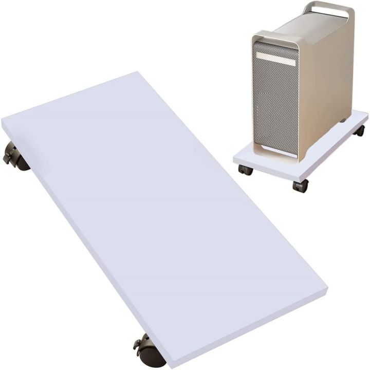 Heavy%20Duty%20Wooden%20CPU%20Trolley%20Computer%20Desktop%20Tower%20Stand%20with%20Locking%20Wheels,Multicolo%20-%20Image%204