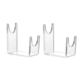 2 PCS Acrylic Stand For Clear Stand Sword Holder Christmas Home Office Decor. 