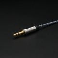 XINHS 24 4-core silver foil wire+silver plated, angkop para sa TRN BA5 KZ ZSX/ZAS/ZS10 CCA PLA13, 4-core silver foil wire+silver plated high fidelity upgraded cable 3.5mm plug. 