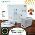 Oppo 65W Super VOOC Adapter with Type-C Cable Same as Picture. 