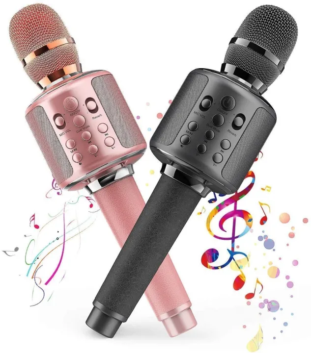 GOODAAA%202Pack%20Wireless%20Karaoke%20Microphone%203%20in%201%20Portable%20Bluetooth%20Karaoke%20Mic%20Speaker%20for%20Phone%20Home%20Party%20-%20Image%207