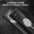 Uonevic 5G Cover Back Case 22 24 Samsung Galaxy S24 S23 S22 Ultra S24 Bargain price Plus 5G Protective Funda S 23 Ultra Carbon Fiber Pattern Case.