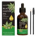 60ml Organic Black Castor Oil For Hair Growth Serum Oil Hair Eye Lashes Eyebrows Moisturizing regrowth Massage Oil.