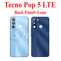 For Tecno Pop 5 LTE (BD4 BD4i BD4a) Back Panel/Backshell/ Casing + With Camera Lens + Side Buttons With Logo-All Colors Available. 