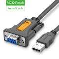 UGREEN USB 2.0 to RS232 DB9 Serial Cable Male A Converter Adapter with PL2303 Chipset for Windows 10, 8.1, 8, 7, Vista, XP, 2000, Linux and Mac OS X 10.6 and Above.