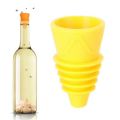 Fly Trap Trap Insect Funnel Shape Wasp Fly Fruit Fly Safe Non-Toxic Silicone Detergent Insect Trap Kitchen Accessories Gadgets（yellow）. 