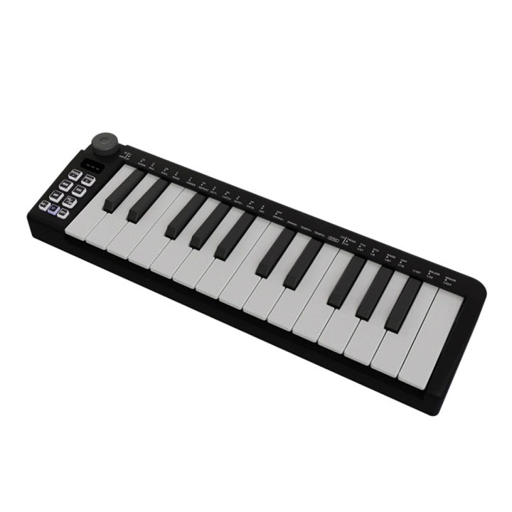 25 Key USB MIDI Keyboard Controller Mini Portable Keyboard MIDI Controller With Smart Chord Scale Modes Arpeggiator for Music Production