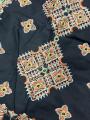 Elegant Embroidered Sleeveless Blouse Top for Girls - Floral/Geometric Pattern, Regular Fit. 