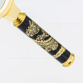 High-Grade Dragon Pattern Handle Reading Newspaper for the Elderly 6 Double Magnifying Glass 80mm Optical Lens All-Metal Gold-Plated Frame. 