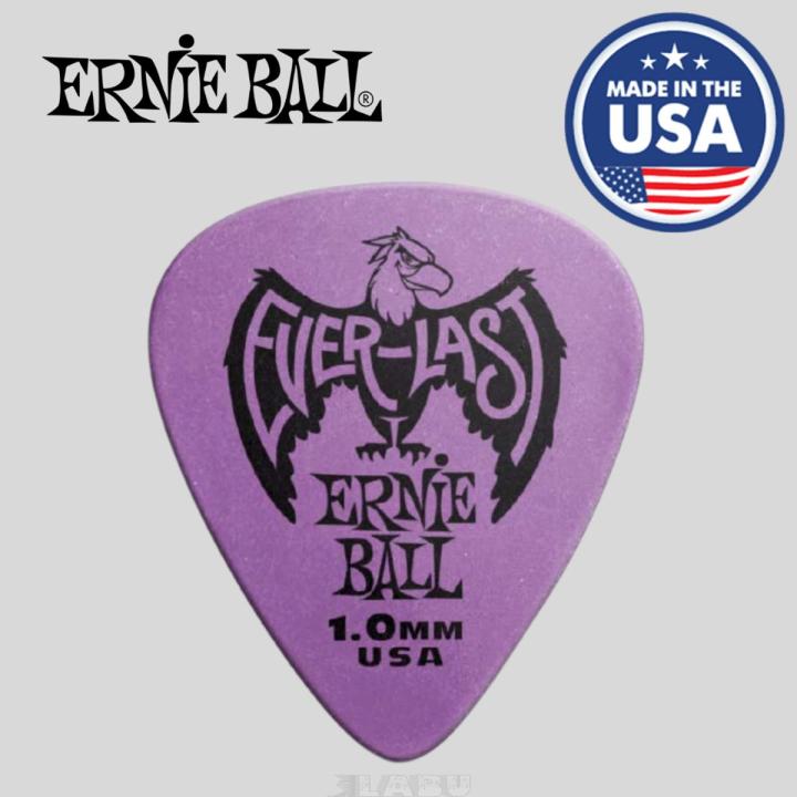 Ernie Ball 1.0mm Purple Everlast Guitar Picks (P09193)