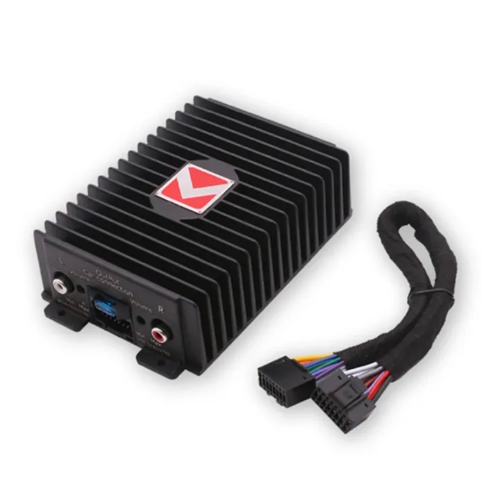 Android Navigation DSP Amplifier Box Professional Car Stereo Audio 4x80W High Power Sound Upgrade HiFi DSP Amplifier, Easy to Use