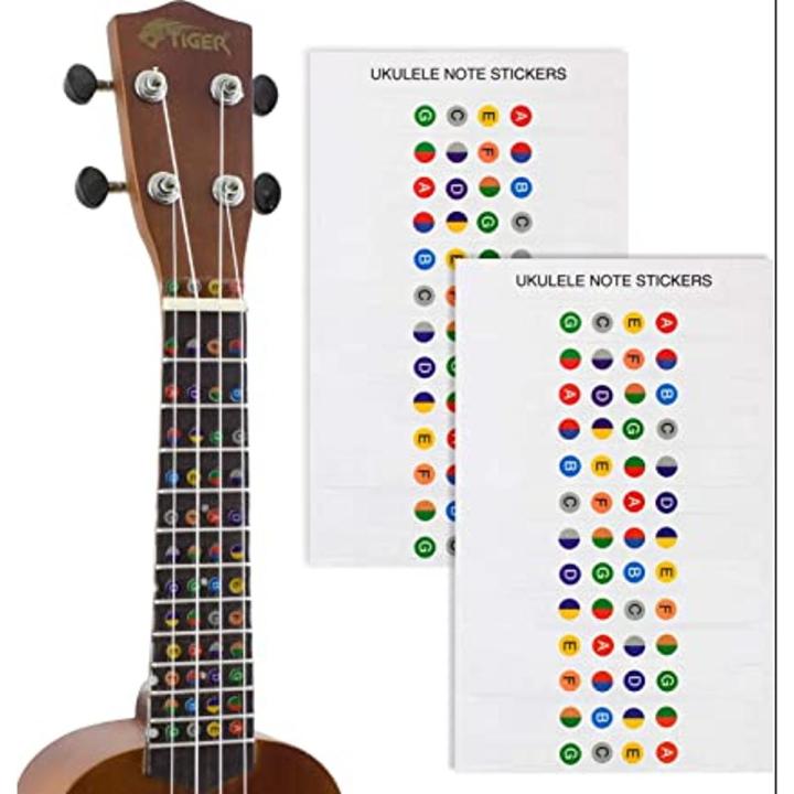 Ukulele Decals Fretboard Note Decals Sticker for Ukulele Beginners