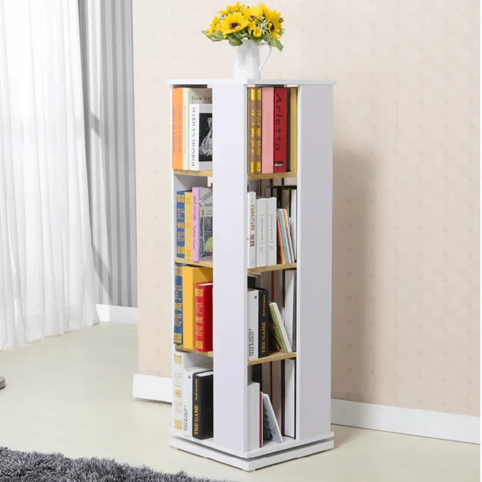 360 degree rotating cube unit bookshelf / rotating bookcase / spinning shelf