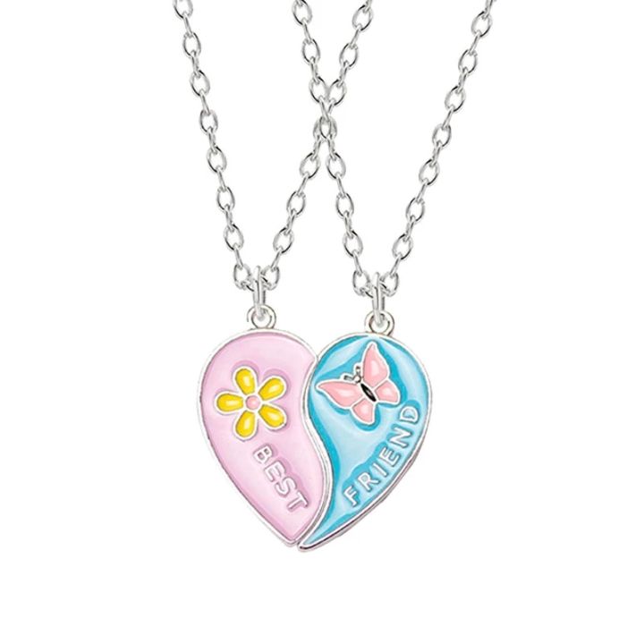 Fashion%20Best%20Friends%20Honey%20Love%20Couple%20Pendant%20Necklace%202%20Pcs/%20Set%20Chain%20Choke%20Broken%20Heart%20BFF%20Good%20Friendship%20Jewelry%20Gift%20-%20Image%205