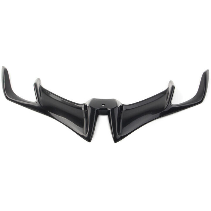Motorcycle Front Fairing Aerodynamic Winglet For Yamaha R15 - V3 -Black