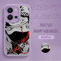 YYDS for Vivo Y35 Back Cover Anime Naruto PU Leather Case Soft Thin Drop Resistant Phone Case. 
