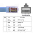 Ftdi Usb 2.0 Db9 To Rj45 Rs232 Serial Console Router Blue Cable For Cisco -Link.