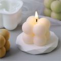 Mini Bubble Candle Handmade Set of 4 Scented / Unscented. 