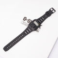 Adaptation g shock Casio CA-53W Calculator Watch Strap CA-61W Rubber Sports Watchband Accessories.