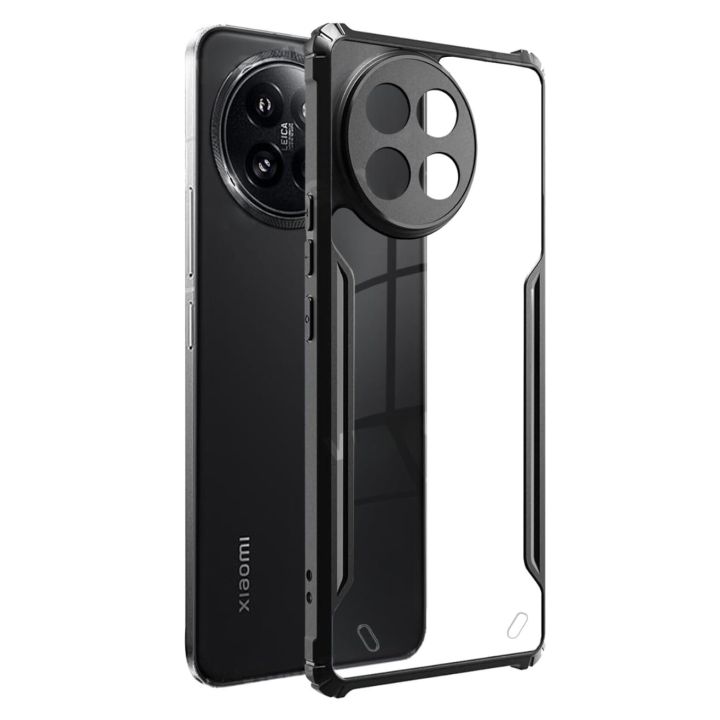 For Xiaomi Civi 4 Pro Transparent Back Case Luxury Xundu Shock-Proof Bumper Protective Phone Cover