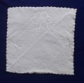 ছোট সাদা রঙের নরম রুমাল বা পকেট রুমাল (2 পিস) - towel.