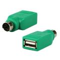 PS2 male to USB Female Port Adapter PC Computer Mouse Mice Keyboard Converter.