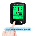 Wired Bike Computer 19 Functions Touch Bike Speedometer Odometer Waterproof Bicycle Computer with Backlight. 