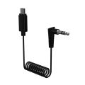Hollyland Microphone Adapter Cable for 3.5mm TRS to Type-C Lightning iPhone Port for Lark 150 M1 Wireless Mic System. 