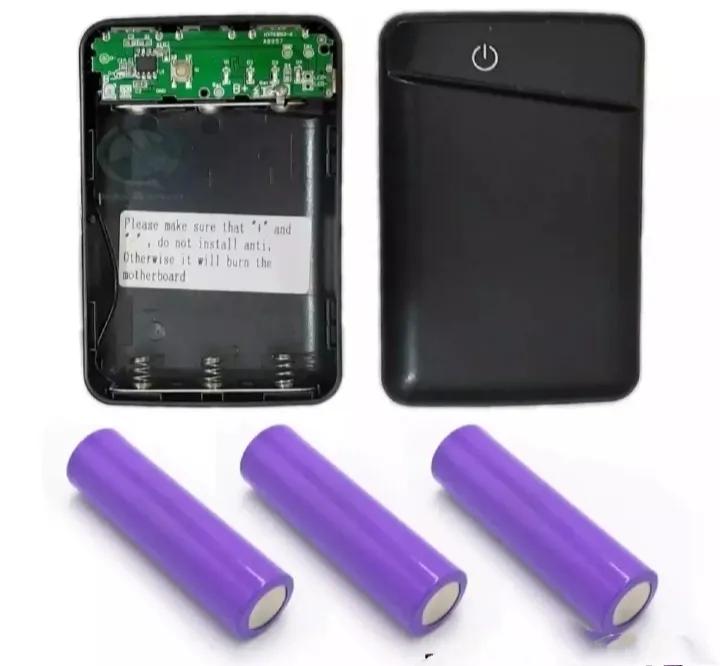 Portable%20Stylish%20First%20Charging%20Power%20Bank%20Case%20+%20battery%204800mah%20(Use%203%20Piece's%2018650%20Battery)%20-%20Image%203