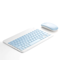 Wireless Keyboard and Mouse Set: Compact Bluetooth Keyboard (Rechargeable) with Matching Mouse. English Ergonomic Design for a Comfortable Experience on iPad, Tablets, Phones, Laptop, Android, iOS, and Windows. 