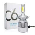 বাইকের জন্য c6 led হেডলাইট h4-1 পিস - bike accessories. 