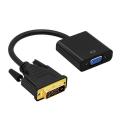 Dvi-d to vga converter-Black. 