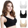 Pack of 3 Multi-Color Sports Bra for Women. 