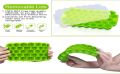 Ice Cube Tray with Silicon Ice Mold Trays Flexible Silicone Honeycomb Design 37 Cavity Ice Cube Tray with Lid Multicolor. 