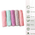 2Pcs/5Pcs Kids Absorbent Microfiber Fiber Small Square Hand Towel - 16*26Cm. 