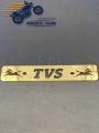 Motorcycle Name Plate Metal Bike Number Plate Stainless Steel Bike Logo Plate – Apache / RTR - Bikers Clan. 