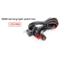 300W LED Light Bar Wire Harness 12V 40A Light Bar Wire Harness Waterproof On/Off Switch Round Switch. 