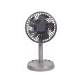 JY Super JY-2218 Professional Rechargeable Portable Mini Table Fan Strong Wind Left to Right Oscillating Angle 45 Degrees - AC/DC. 