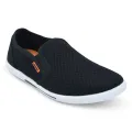 Black Casual Slip-On Shoe For Men.