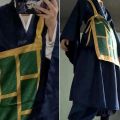 Geto Suguru Cosplay Costume Black Blue kimono School Uniform Anime Clothe Halloween Costumes For Women Man.