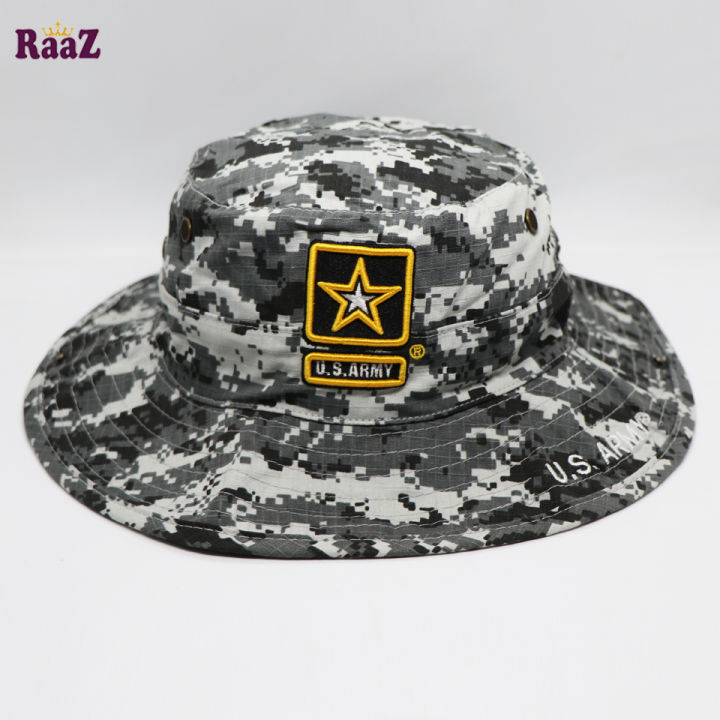 Camo Sun Hat Export U.S Army Hat