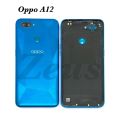 OPPO A12 - ( Plastic ) Casing / Back Shell / Back Panel / Battery Cover / Back Door / Back Replacement Part with Button. 