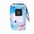Portable Baby Milk Water Warmer Travel Stroller Insulated Bag USB Charging Baby Nursing Bottle Heater Safe Kids Supplies for Outdoor Winter. 