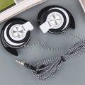 【The road to happiness Store】Shini Q140 3.5mm Wired Headphones HIFI Heavy Bass Headset Over-ear Adjustable Ear hook Earphones Music Earphone for Phone.