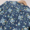 Ladies Three Quarter Sleeve Soft Floral Casual Tops With Knitted Bottom From Levin. 