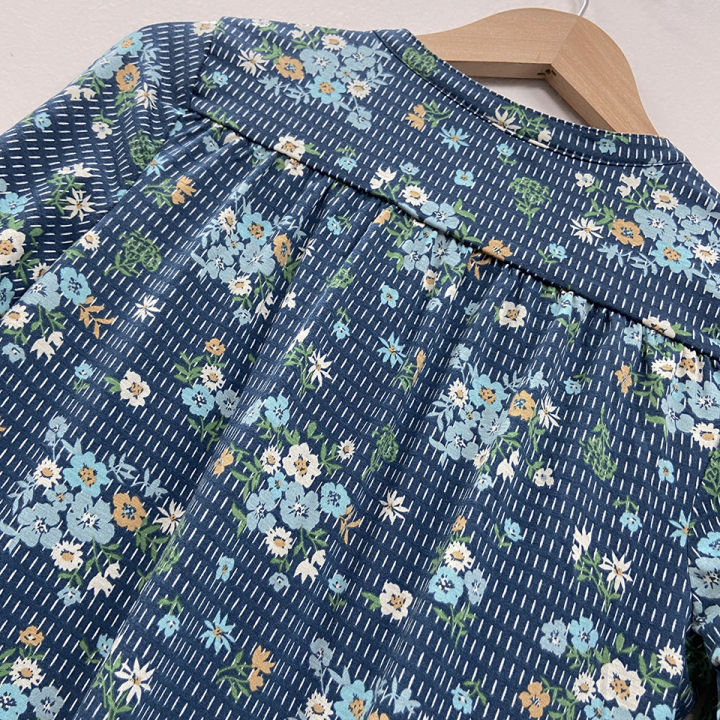 Ladies%20Three%20Quarter%20Sleeve%20Soft%20Floral%20Casual%20Tops%20With%20Knitted%20Bottom%20From%20Levin%20-%20Image%208