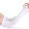 Black UV Sun Protection Hand Protector Ice Silk Arm Sleeves Sunscreen Sleeves.