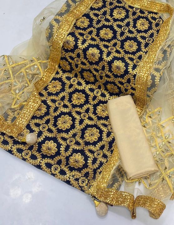 Semi-stitched%20Georgette%20Embroidery%20Three%20Piece-32%20-%20Image%203