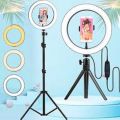 Tripod Stand Ring Light Studio SET for Youtuber/Facebook live Video WITH 6 MONTH WARRANTY. 