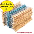 50Pcs- Tolerance 1% 220 Ohm Resistor 220 Ohm Carbon Film Resistor 220 Ohm 1/4W Resistance 0.25 Watt Fixed Resistors Passive Components Electronics Circuitry &amp; Parts. 
